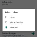 WhatsApp: Neue Funktion für "Zuletzt online"-Status