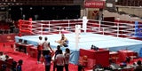 Boxer Mourad Aliev beim Sitzstreik nach seinem Boxkampf