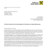 Bank verrechnet Unternehmer Negativzinsen