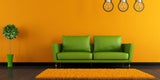 Orange Wandfarbe