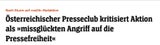 Riesen Medienecho nach Anarcho-Sturm auf oe24