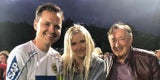 Lugner mit junger Liebe beim ältesten Fußball-Team