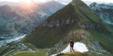 Mensch am Berg