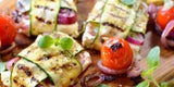 Zucchini-Käse Rollen