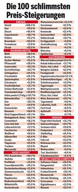 Preis-Schock: So teuer ist unser Leben