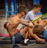 Tatoo-Tinte: Silber-Held Fettner hat kaum mehr Platz übrig
