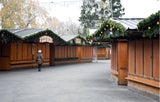 Gähnende Leere am Christkindlmarkt am Rathausplatz