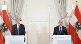 Pressekonferenz "Aktuelles zum Arbeitsmarkt" im Bundeskanzleramt in Wien