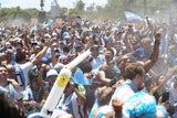 argentinier jubeln