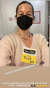 Lauda-Witwe im Flüchtlingscenter