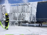 Lkw mit Munitionskisten brannte in Oberösterreich