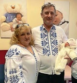 Mädchen Olesya: 1. Ukraine-Baby da!