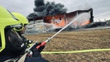 Lagerhallen-Brand im Bezirk Tulln