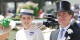 Die Royals gut behütet in Ascot