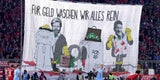 Plakat-Attacke gegen die Bayern-Bosse