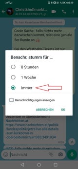 So verlässt man WhatsApp-Gruppen unbemerkt