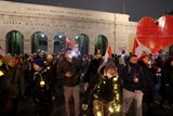 5.000 Menschen in Wien bei Anti-Corona Demo