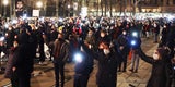 Spektakuläre Luft-Aufnahmen zeigen Lichtermeer in Wien