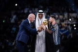 Messi Infantino Scheich