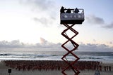 Tausende Nackte am Bondi Beach in Sydney