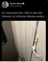'Falter'-Chef flüchtet in Zug vor Masken-Verweigerern