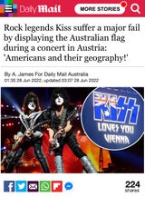 Ganze Welt lacht über Kiss in Wien