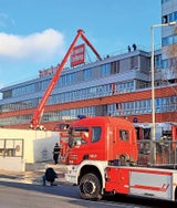 Brand bei "Krone"-Hochhaus: Feuerwehr-Einsatz