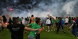 Platzsturm! Saint-Etienne-Fans rasten nach Abstieg aus
