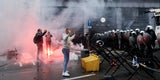 Krawalle bei Corona-Demo in Brüssel