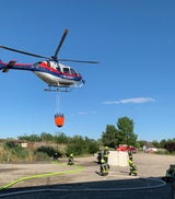Drei Hektar Schilf am Neusiedler See in Flammen