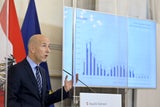 Pressekonferenz "Aktuelles zum Arbeitsmarkt" im Bundeskanzleramt in Wien