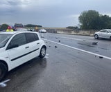 Massen-Crash auf der Schnellstraße S31