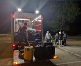 66 lettische Schülerinnen mit altem Bus gestrandet