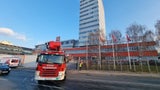 Brand bei "Krone"-Hochhaus: Feuerwehr-Einsatz