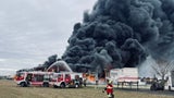 Lagerhallen-Brand im Bezirk Tulln