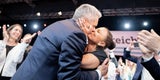 Karl Nehammer und Kathi Nehammer beim ÖV-Parteitag