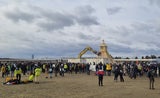 Die Räumung des Protestcamps von Umweltschützern auf der geplanten Baustelle der Wiener Stadtstraße in Wien-Donaustadt.