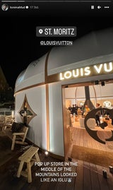 Die ersten Eindrücke des Louis Vuitton Igloo Store in St. Moritz