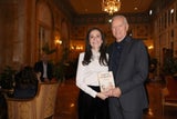 Santo Versace und seine Frau Francesca De Stefano Versace bei "Fratelli" Buch Präsentation in Rom.