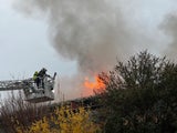 Dachbrand in Wien
