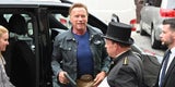 Arnie: Ankunft heute Mittag mit Privatjet