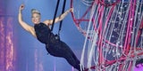 P!nk: Sie flog durchs Happel-Stadion
