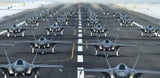 US-Airforce lässt 52 Stealth-Jets in einer Welle starten