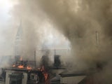Die ersten Bilder nach dem Feuer-Inferno