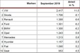 Neuzulassungen: Octavia & Tesla Model 3 auf Platz 1