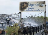 Vier Rundfahrtschiffe am Neusiedler See standen in Brand