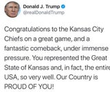 Trump blamiert sich mit Super-Bowl-Tweet