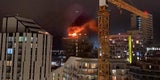 Hochhaus Brand Seestadt