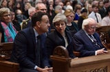 Theresa May Leo Varadkar bei Trauerfeier für Lyra McKee