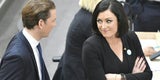 Köstinger und Kurz im Gespräch